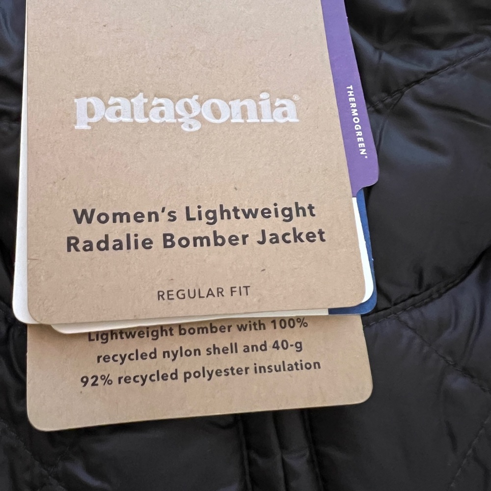 Patagonia Women's Lightweight Radalie Bomber Jacket NWT - Picture 4 of 5